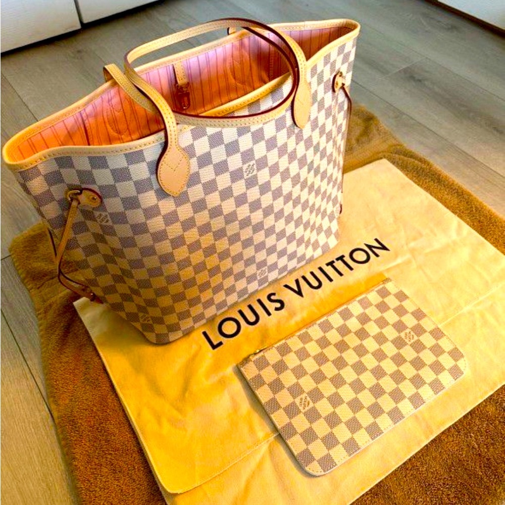 Louis Vuitton Neverful Damier Azur MM